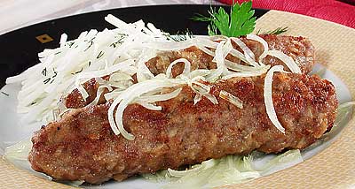 Рецепт ы Блюда из мяса и субпродуктов : Рубленые мясные колбаски