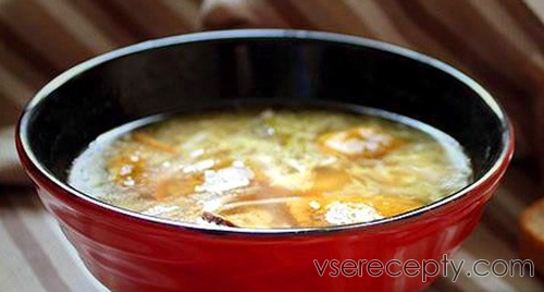 Рецепт грибной суп с перловкой Первые блюда