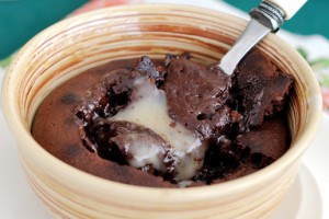 Рецепт - Шоколадный пудинг с карамелью на 14 февраля