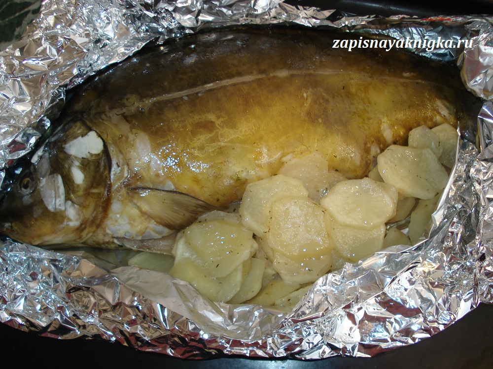  Рыба в фольге в духовке - рецепт приготовления 