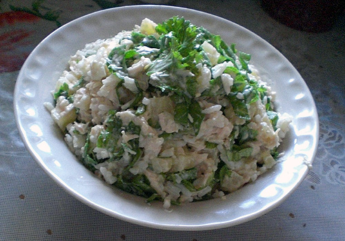 Салат с рисом на зиму - рецепты приготовления