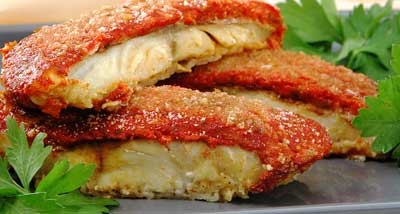 Рецепт ы Блюда из рыбы и морепродуктов : Треска, запеченная со сладким перцем