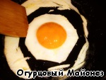 Рецепт голубая яичница с артишоком «Metro-boulot-dodo»