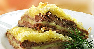 Рецепт ы Блюда из мяса и субпродуктов : Язык в сыре