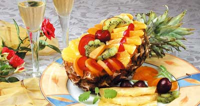 Рецепт ы Десерты разные : Фаршированный ананас
