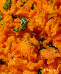 Рецепт салат из моркови с чесноком