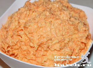 Рецепт салат из моркови с сыром и чесноком Можайский