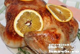 Рецепт апельсиново-имбирный цыпленок