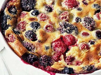 Рецепт французский пирог с ягодами