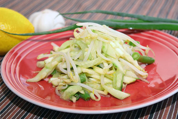 Рецепт салат с проростками фасоли маш