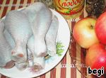 Рецепт куриные ножки с печеными яблоками