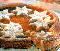 Рецепт пирог с орехами и абрикосовым конфитюром