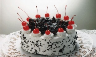 Рецепт - Вишневый торт на 14 февраля