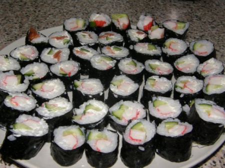 Рецепт суши к 14 февраля
