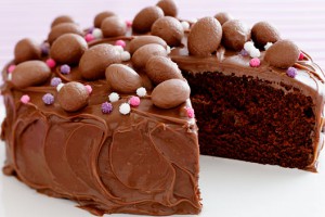 Шоколадный пасхальный торт