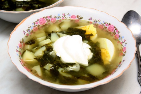 Рецепт супа со шпинатом