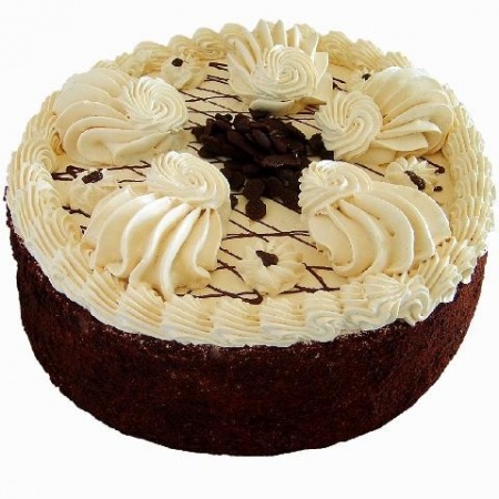 Торт со взбитыми сливками и творожный пирог с клубникой