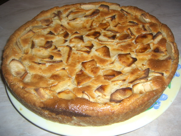 Пирог с яблоками - рецепт приготовления 