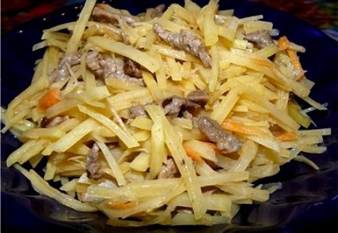 Рецепты из картофеля и мяса