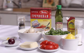 Салат с гречкой - рецепт на зиму