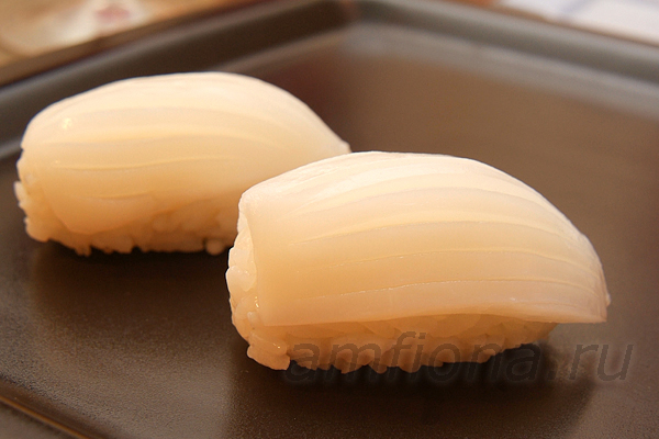 Рецепт нигири-суши с кальмаром