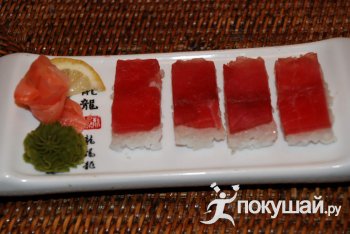 Рецепт осидзуси (прессованные суши) с тунцом и угрем