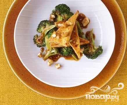 Рецепт жаркое из брокколи с тофу