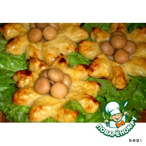 Рецепт картофельные ватрушки 'Подсолнухи'