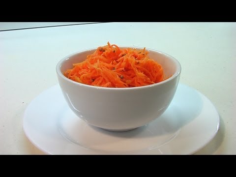 Корейская морковка видео рецепт