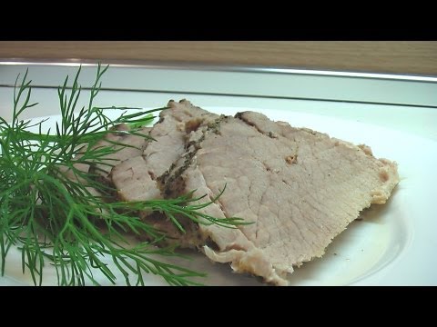 Простой рецепт запеченого мяса видео рецепт