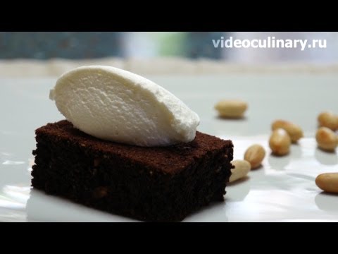 Рецепт - Шоколадное пирожное с арахисом http://videoculinary.ru