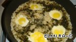 Рецепт яичница с рисом